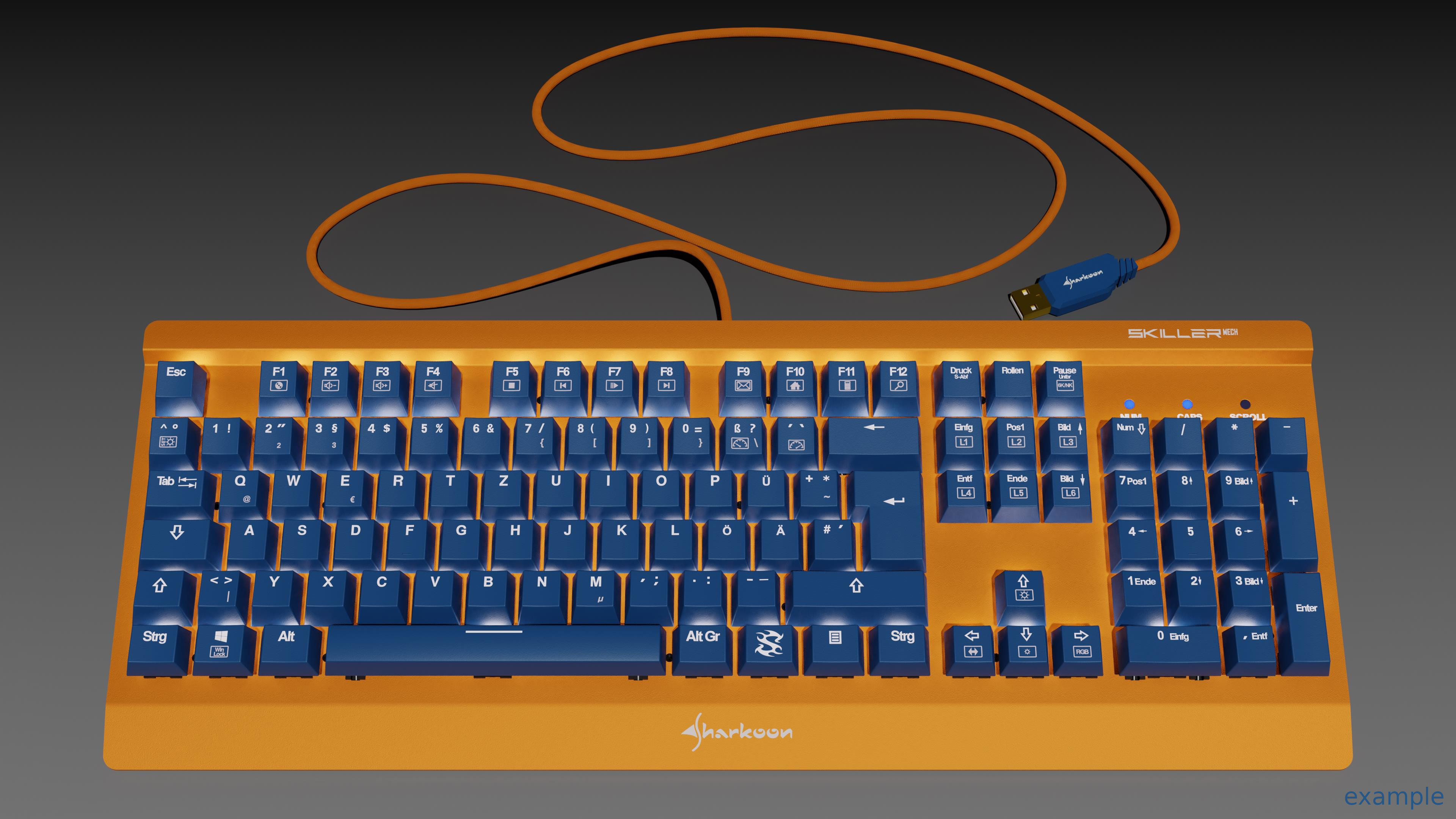Sharkoon Skiller Mech Keyboard (illuminated) preview image 7